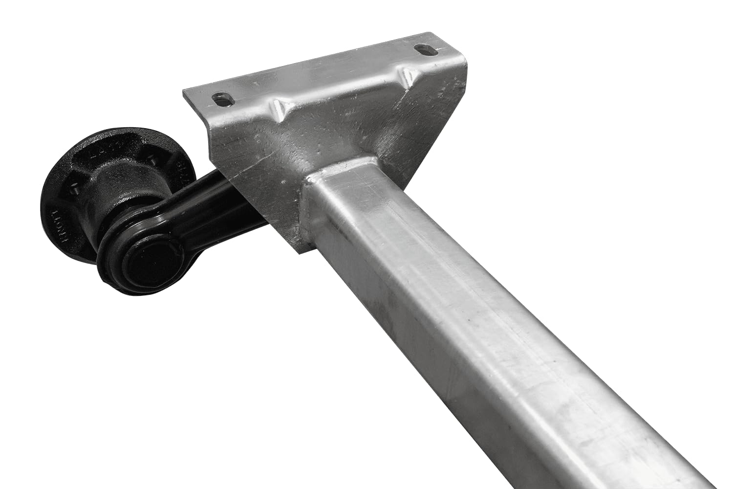 Knott Eje de Torsión sin Freno para Remolque Ligero 750 kg, Conducción Estable y Segura, Distancia de Montaje 1070 mm y Bujes 1370 mm, Ataque de Rueda 4x100, Modelo VG7-L