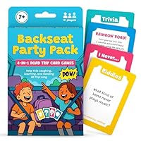 WELL BALANCED Road Trip Games for Kids Travel Essentials, Trivia, Riddles, Car Activities Must Haves for Ages 7+
