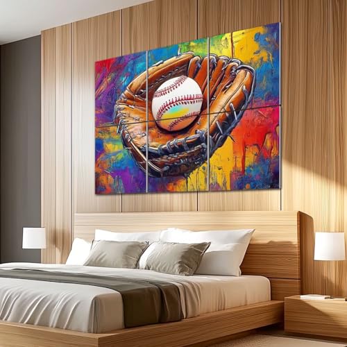 Paneles acústicos artísticos 6 pack para absorción de sonido, adhesivos, 72 x 48 pulgadas miniatura 5