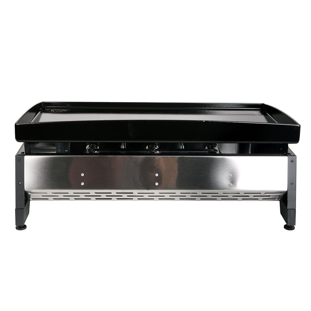 BENEFFITO Cooker - Plancha a Gas II - Acero Laminado en frío esmaltado - Quemadores de Acero Inoxidable - Cocción homogénea y Sabrosa - 4 Quemadores 10 KW