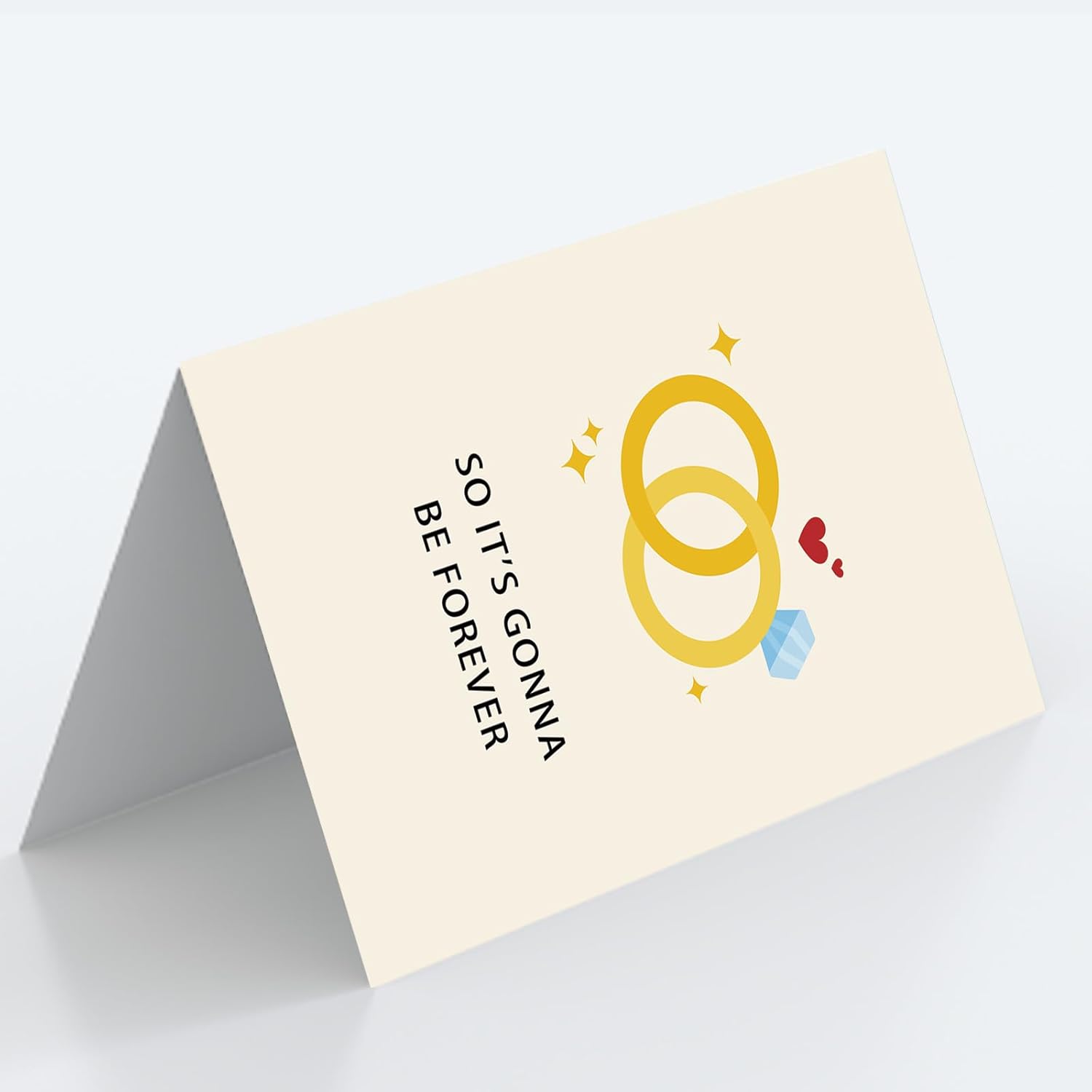 Funny Wedding Card Gifts for Bride and Groom, Bridal Shower Card, Wedding Gifts for Newlyweds image 4 of 6 B0DGCJZH87