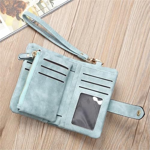 Leather Women Wallets Coin Pocket Card Holder Money Bags Casual Long Ladies Clutch Purse Coin Purse(Pink)4