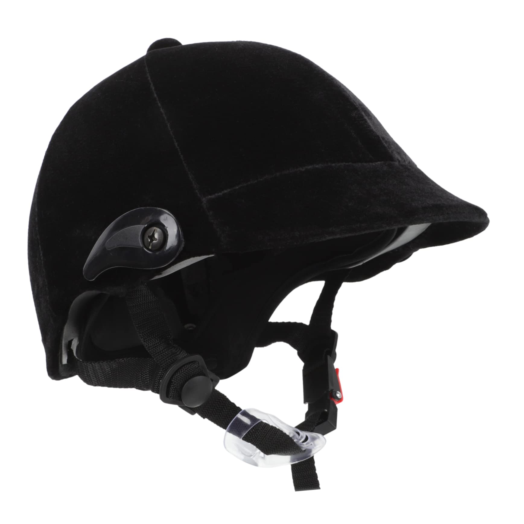 Casco protector ecuestre de polipropileno negro para montar a caballo 8
