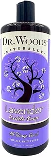 Lavender Liquid Castile Soap - Castile Soap with Pure Lavender Oil, Body Wash for Men and Women, Natural Cleanser for Face, Hands, and Body - 32 Fl Oz, Pack of 3