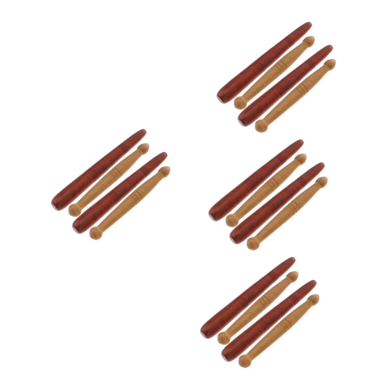 4 Sätze Akupunkturstab Aus Holz Holzwerkzeuge Massieren Massagestab Aus Holz Einziges Massagegerät Akupressurstab Massieren Handmassagegerät Holzmassagestange 4 Stück * 4