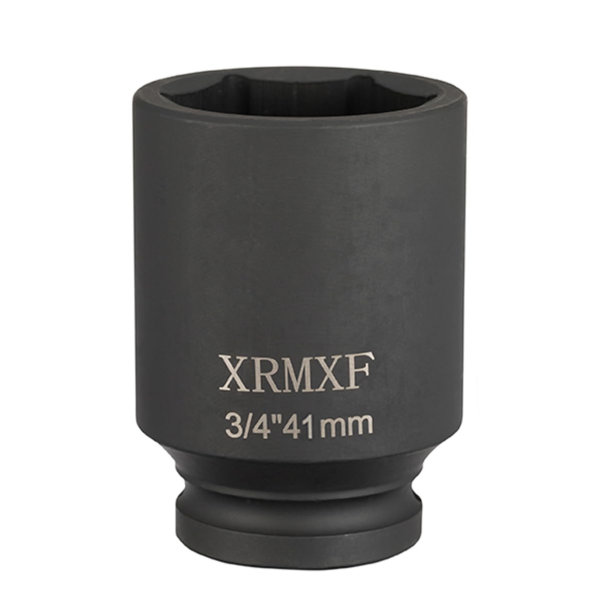 Xrmxf Deep Impact Socket 3/4" Square Drive, Cr-Mo Steel Heavy Duty 78Mm Length Metric (41Mm)