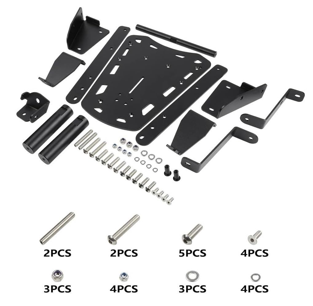 Supporto Portabagagli Posteriore per ATV Per Raptor 700 52mmx35mm Portapacchi Posteriore Moto