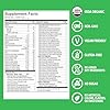 Purely Inspired Organic Greens Powder Superfood Smoothie Mix, Unflavored (30 Servings) - Super Greens with Probiotics, Spirulina & Chlorella for Gut & Digestive Health - Vegan & Gluten-Free #3
