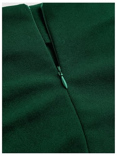 Floerns Women's Heart Button High Waisted Split Skirt Zip Up Elegant Bodycon Mini Skirts4