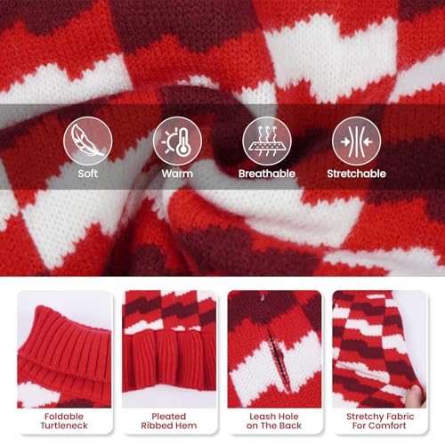 Robe pull pour chien grand col roulé contre le froid - 4