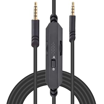 Astro A40 Replacement Cable Inline Mute Volume Control with Microphone for Astro A10/A30/A50 Gaming Headsets Cord Lead Compatible with Xbox One Play Station 4 PS4 PC Mobile MixAmp A&B Modes/100CM