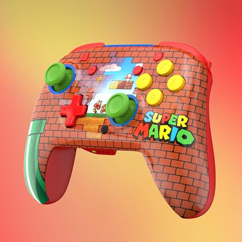 Turtle Beach Rematch Wireless Controller: Mario Bricks Reveal – Officially Licensed by Nintendo. Also works with Nintendo Switch 2 (C Button is not on this controller)