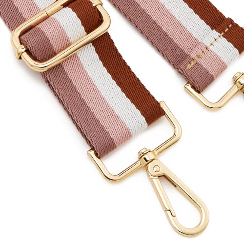 Image of ZOOEASS Wide Shoulder Strap Adjustable Replacement Belt Guitar Style Crossbody Bag Handbag Strap Multicolor Canvas Straps(Wide:1.5in)(Color35)