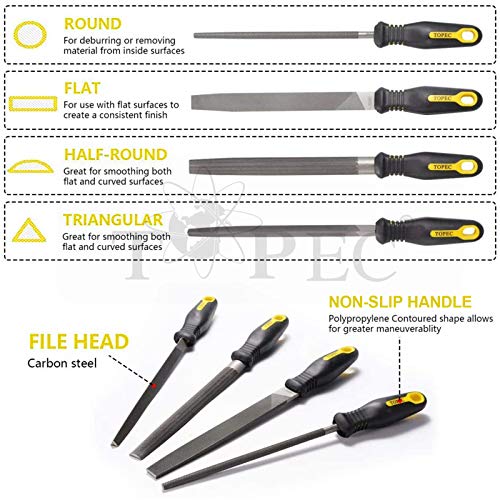 Topec-18Pcs-File-Set-Round-and-Flat-File-Kits-are-Made-of-High-Carbon-Steel-Ideal-Wooden-Hand-Tool-for-Woodwork-Metal-Model-Hobby-Applications Topec-18Pcs-File-Set-Round-and-Flat-File-Kits-are-Made-of-High-Carbon-Steel-Ideal-Wooden-Hand-Tool-for-Woodwork-Metal-Model-Hobby-Applications