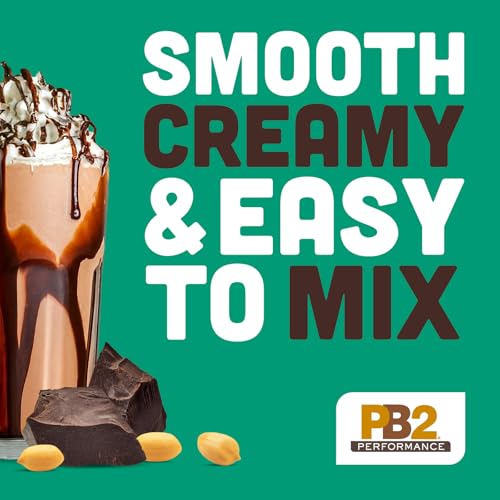 PB2 Performance Peanut Plant Based Vegan Protein Powder | 20g Complete Protein, No Added Sugar, Prebiotic Fiber | Dairy Free, Certified Vegan, Non-GMO, and Gluten Free [Peanut with Dutch Cocoa, 2lb] - Thumbnail 6