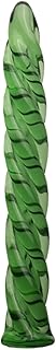 Urethral Sounds,Urethral Plug Crystal Glass Penis Plug Urethral Dilator Masturbation Anal Butt Plug Rod Green Threaded Urethral Plug Short Horse Eye Stick Sex Toys for Men (9mm)