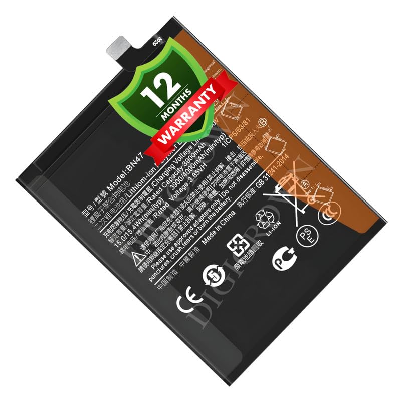 Image of Original BN47 Battery Compatible for Xiaomi Mi A2 Lite - (4000mAh) - 1 Year Warranty