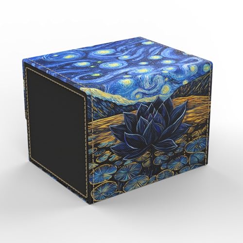 Realm Guard Vault's - TCG/MTG 100+ Card Art Deck Boxes (Starry Black Lotus)
