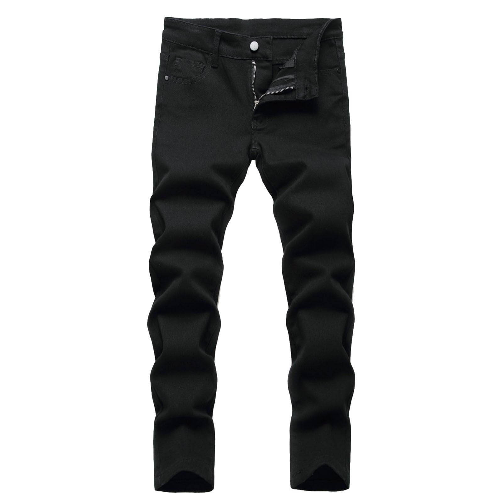 Jeans Strappati Bambino, Jeans Skinny da Ragazzo, Pantaloni Tuta Ragazzo con Tasche Resistenti, Casual E Dall'Aspetto Vissuto Ad Alta Elasticità Y2K, per Adolescenti dai 4 Ai 14 Anni.