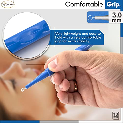 Sterile Disposable Dermal Curettes, Easy Peel Packing - Box Of 10 (3.00 Mm) #TOP4