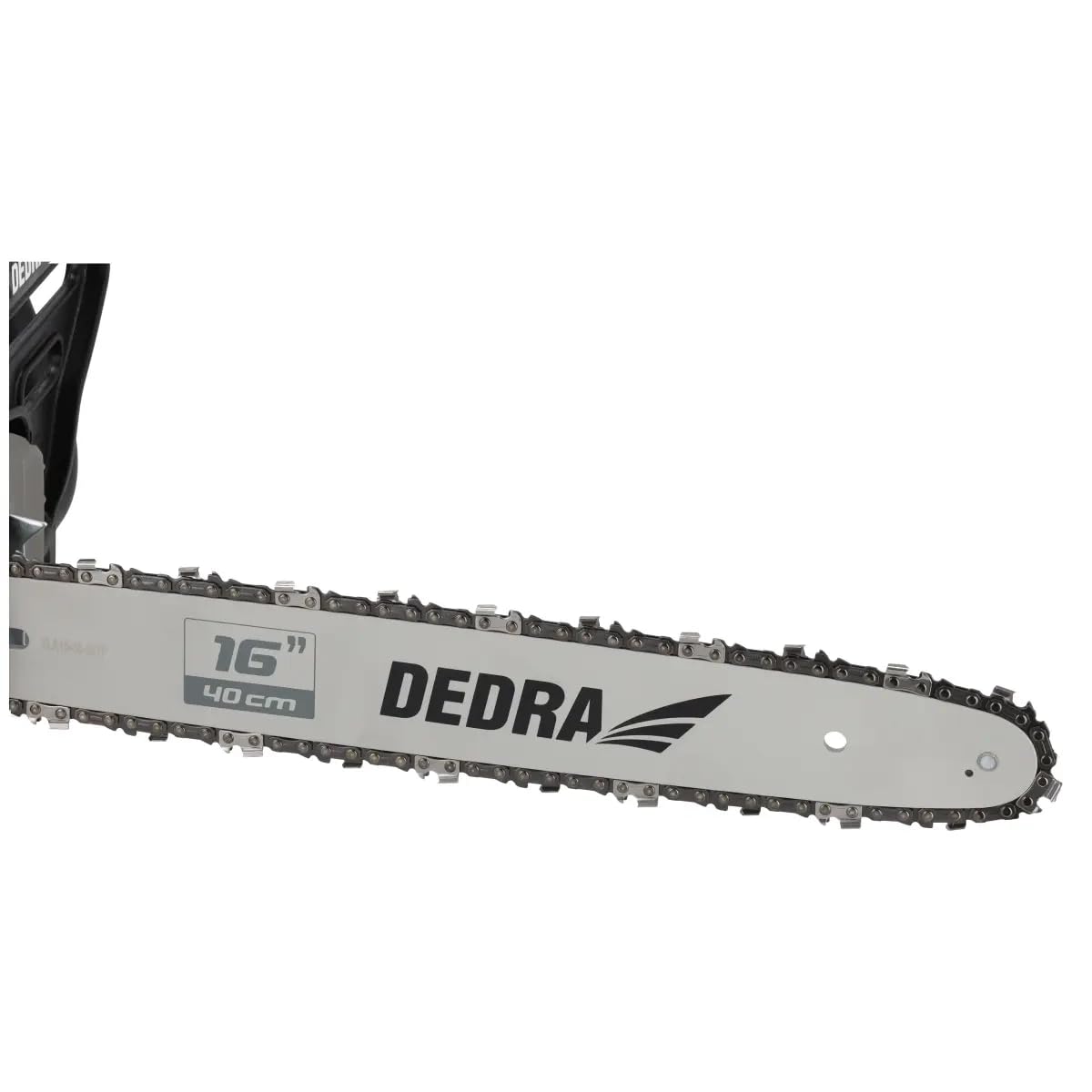 DEDRA DED8700 Tronçonneuse électrique filaire 2000 W pour bois de chauffage, guide-chaîne 40 cm, tronçonneuse de coupe pour élagage, ébranchage et abattage de petits arbres, outil de jardinage