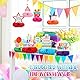 uinnossvc 9 Stück Wabenbälle Tischdeko, Honeycomb Party Dekorationen, Kindergeburtstage Party Tischdeko, Bienenwabe Mittelstücke Geburtstag für Jungen Mädchen
