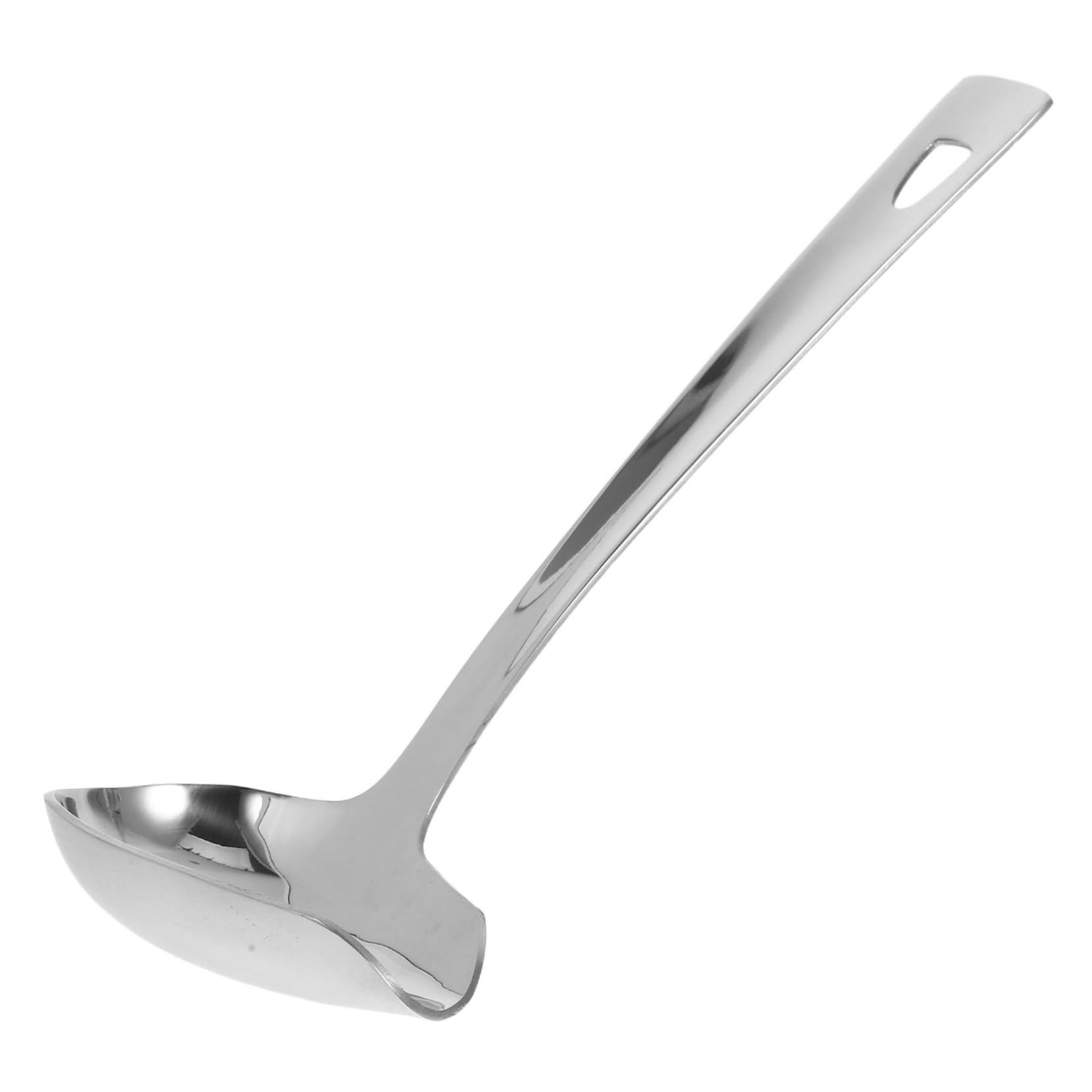 STOBAZA Gravy Ladle: Stainless Steel Sauce Ladle With Pouring Spout - Kitchen Gravy Spoon For Serving Soup Sauce Salad Dressing Ketchup