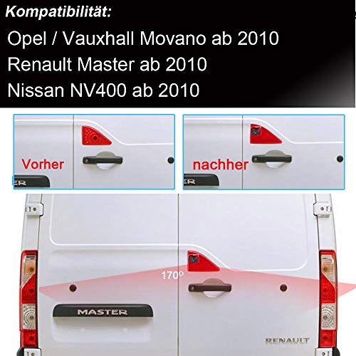 The Third Roof Top Mount Brake Light Reverse Rear View Camera Waterproof Parking Camera+7 inch LCD Monitor for Opel Vauxhall Movano ab 2010 Renault Master ab 2010 Nissan NV400 AB2010 - Image 2