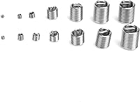 Vista 8 de YWBL-WH Kit surtido de tornillos de herramienta de reparación de rosca de alambre de acero inoxidable 140pcs con caja de plástico