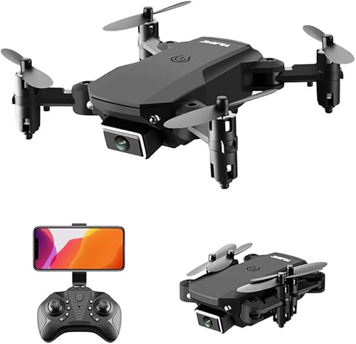 GoolRC Mini dron S66 con cámara HD 4K, dron plegable WiFi FPV para niños y adultos, Qudcopter RC con posicionamiento de flujo óptico, modo sin