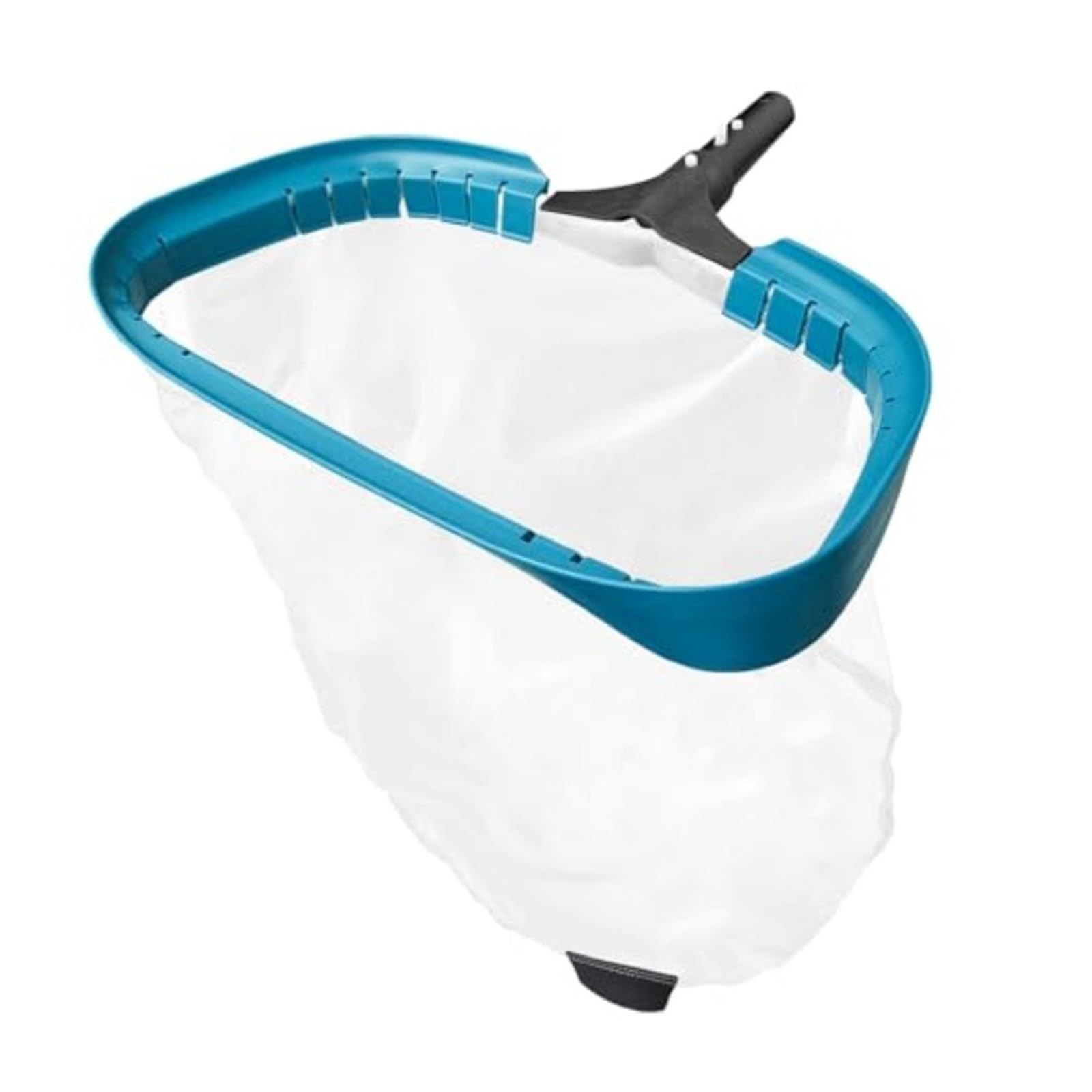 Epuisette Piscine Râteau d'écumoire à Pollen et à Sable de Piscine à Mailles Ultra Fines, Filet en Nylon Profond avec Cadre en Aluminium