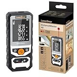 Laserliner Laser Entfernungsmesser, DistanceMaster 40, digitales Messgerät mit 40 m Messbereich, Messung von Länge/Fläche/Volumen