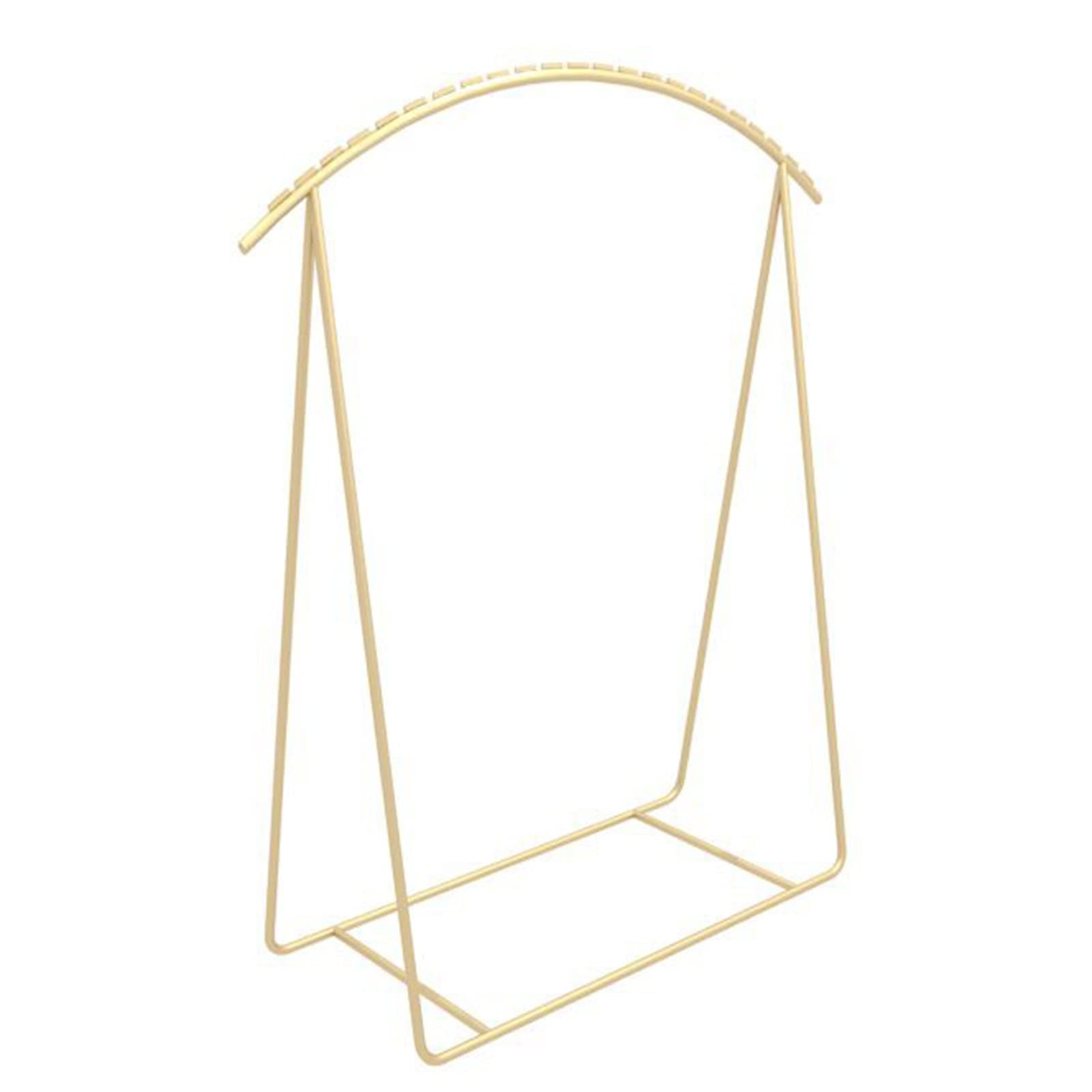 Porte-manteau en métal doré robuste et portant vêtements chic de style moderne 120x40x150 cm
