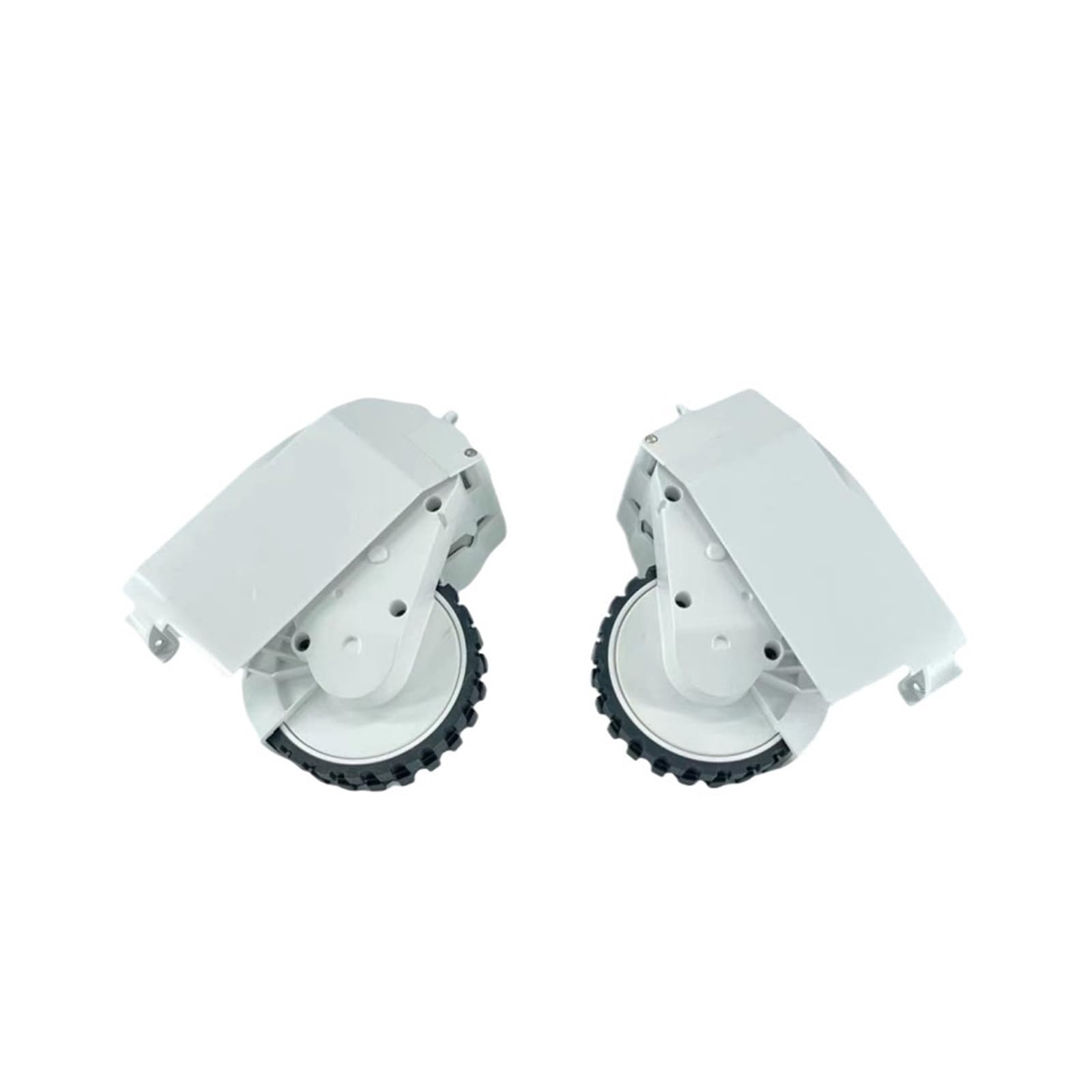 Genterun White Lr 2Pcs Traveling Wheel Replacment,Compatible For Viomi,S9 Robot Vacuum Cleaner Accesories，Suitable For Various Surfaces(White Lr 2Pcs)