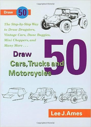 Draw 50 Cars, Trucks and Motorcycles book cover