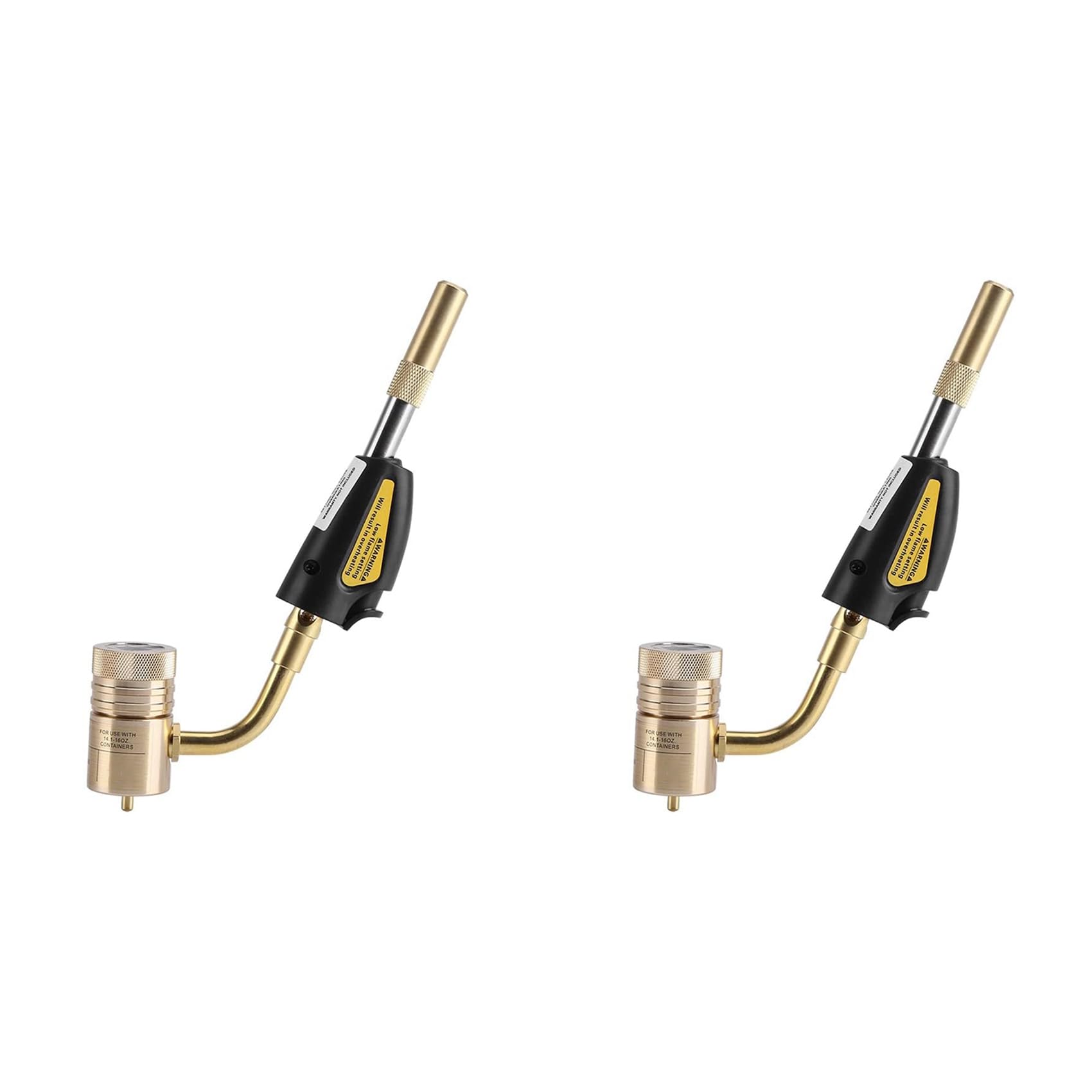 2 puntas de antorcha turbo de gas, quemador, soplete de fontanero, autoencendido, regulador, soldadura, fontanería, accesorio para el hogar