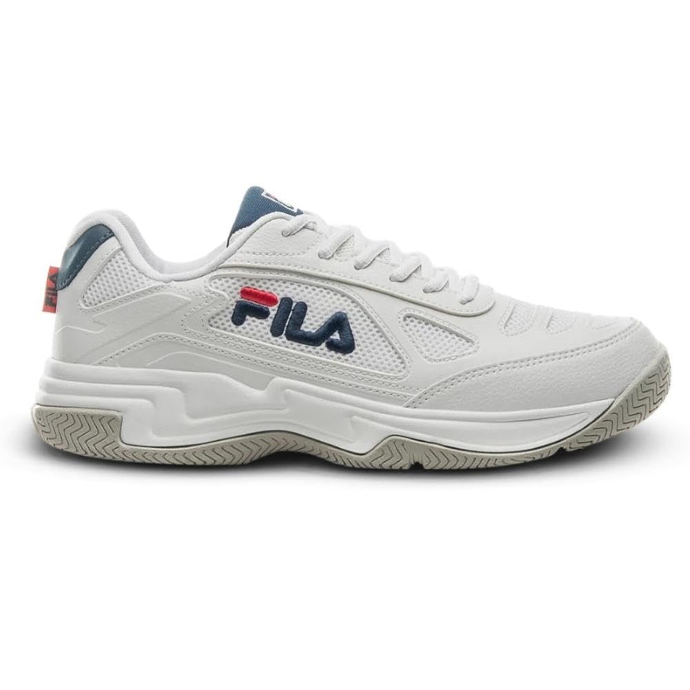 Tênis Fila Masculino Lugano 7.0 Branco/marinho/vermelho F01tn00034