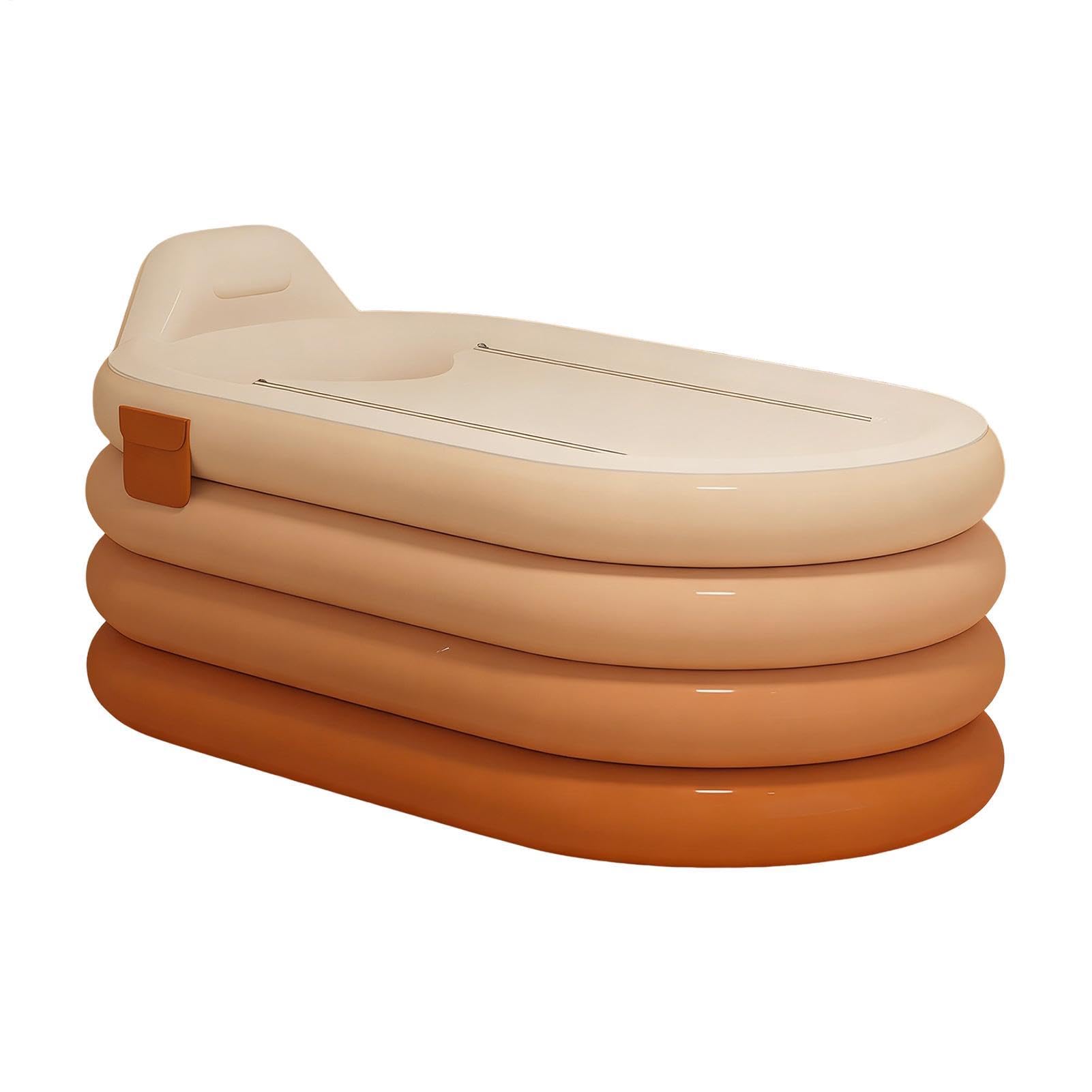 Bain de voyage gonflable anti-fuite et compact avec sa pompe incluse