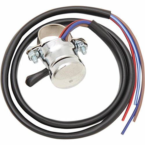 Emgo Lucas Replica Horn/Hi-Low Beam Switch - Black Wire Harness w/ 7/8in. Handlebar Clamp 4668733