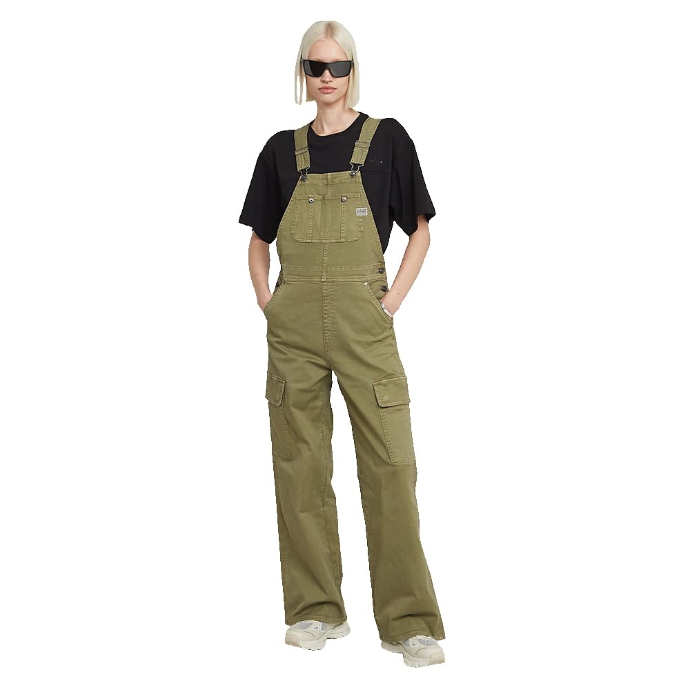 G-Star Women's Straight Dungaree , Green (ensis green gd D26461-C106-G544), M