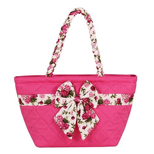Sac en toile de couleur bonbon et sac à main bow décontracté avec bandoulière confortable