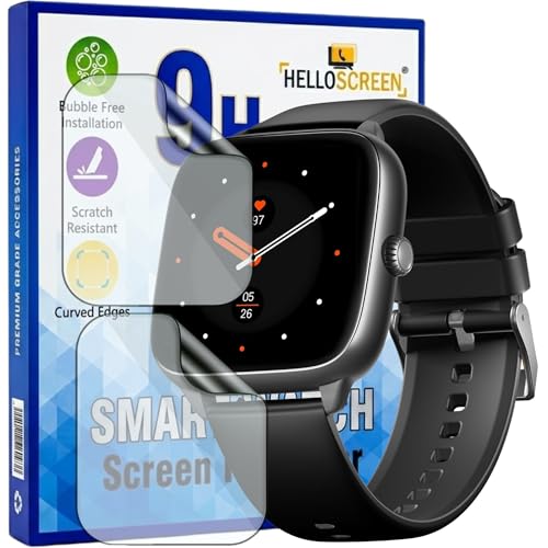 Image of 2-Pack Screen Protector for Boat Storm Verge 1.72 inch Smartwatch - Flexible TPU Screen Guard, HD Clear, Anti Scratch, Bubble Free, Full Coverage Film - Not Tempered Glass