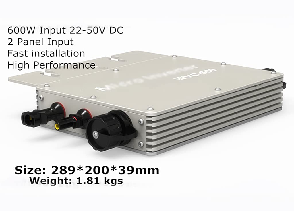 600 W Solar Grid Tie Micro Inverter Pure Sine Wave MPPT DC22-50V PV wejście AC120-230 V wyjście do panelu słonecznego 36 V