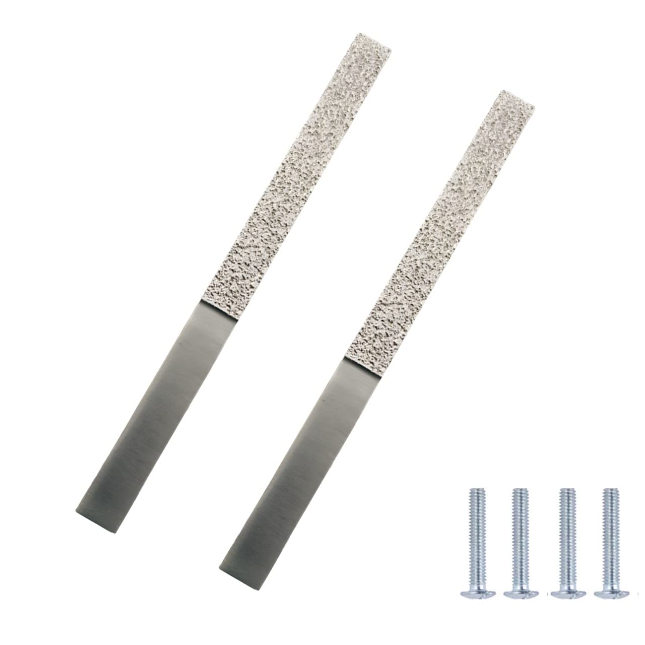Silver Satin Aluminium Pull Handle - Cabinet & Door Hardware -16