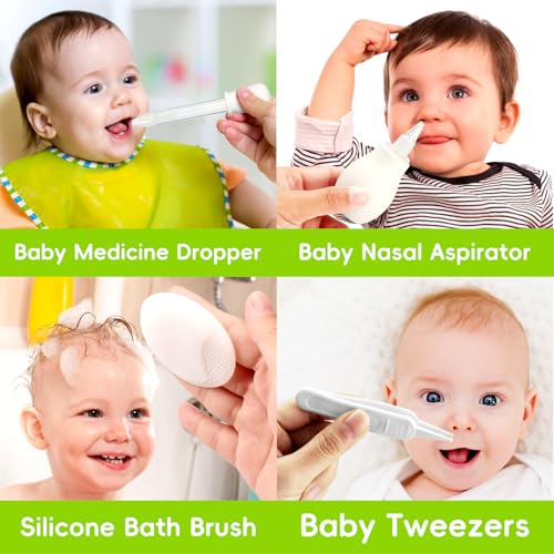 image for UHFi Baby Healthcare and Grooming Kit, Portable Baby Safety Care Set, 