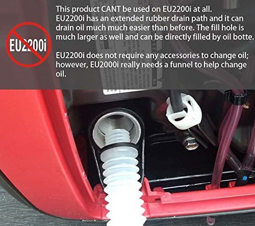 Atima Magnetic Oil Dipstick Fits for Honda Generator EU1000i, EU2000i, EU3000i Handi,EU3000is+Fits Honda Oil Change Funnel Mess Free