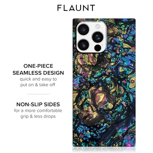 Flaunt Official Square Protective Case - Compatible with iPhone 16 Pro - Compatible with MagSafe & Wireless Charging - Drop-Tested & Shockproof - (Abalone Shell) by FLAUNT - Used condition - Image 8