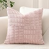 Contenu et taille : vous recevrez 1 housse de coussin en velours côtelé. Remarque : housse de coussin uniquement, coussin non inclus. Chaque taie d'oreiller mesure 45 x 45 cm. Parce qu'il est fabriqué à la main, il peut y avoir une erreur de 1 à 2 cm