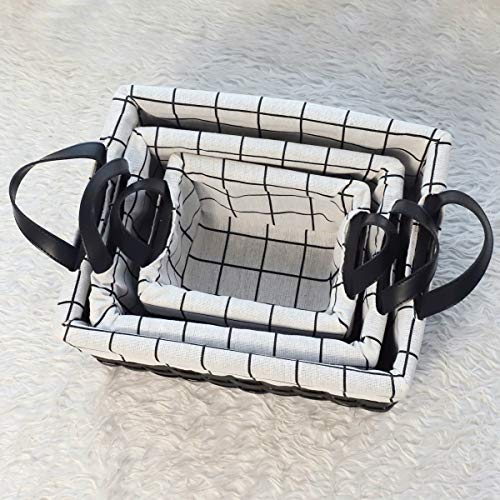 Image of Woho Storage Baskets for Shelves (Black)