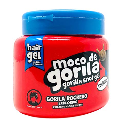 Miniatura 4 de Moco de Gorila Rockero Gel para el cabello, gel explosivo para peinar el cabello para una sujeción extrema de larga duración, Gorilla Snot Gel es el